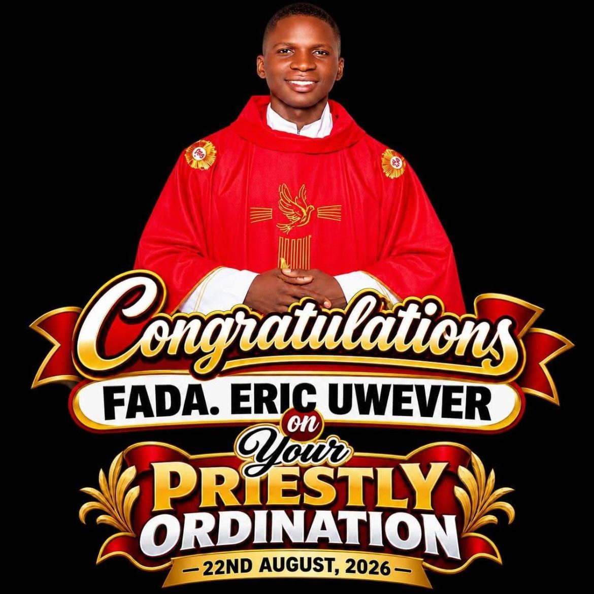 A Journey of Faith and Grace: Rev. Fr. Eric Aondongu Uwever Ordained Catholic Priest
