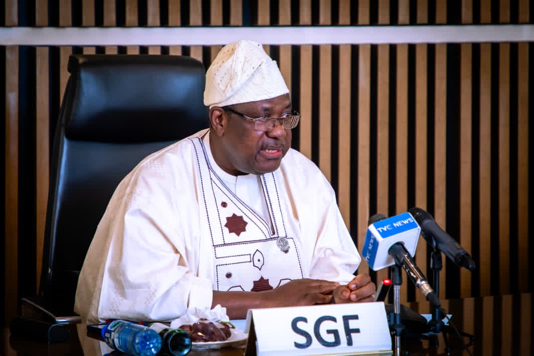 OFFICE OF THE SECRETARY TO THE GOVERNMENT OF THE FEDERATION.