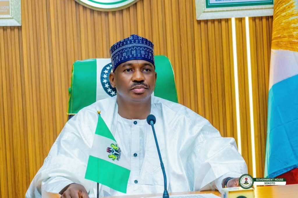 Sokoto State officials presenting donations to military commanders and families of soldiers