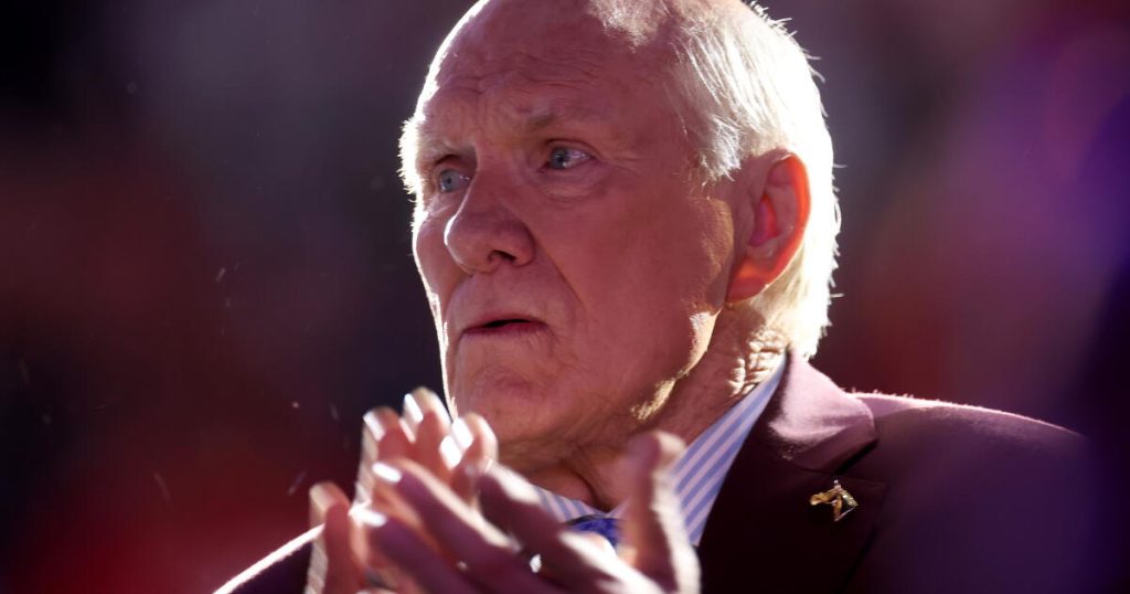 Terry Bradshaw during an interview discussing his new book.